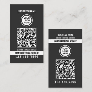 Zuhause-E-Service QR-Code Logo für benutzerdefinie Visitenkarte