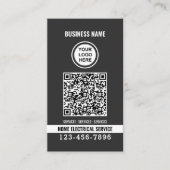 Zuhause-E-Service QR-Code Logo für benutzerdefinie Visitenkarte (Vorderseite)
