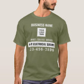 Zuhause E-Service QR-Code Logo-Sonderarbeit T-Shirt (Vorderseite)