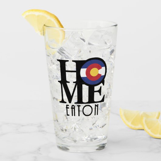 ZUHAUSE Eaton Colorado Glas (Vorderseite Ice)