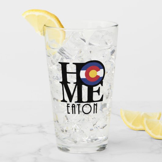 ZUHAUSE Eaton Colorado Glas (Vorderseite Ice)