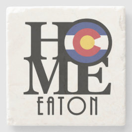 ZUHAUSE Eaton Colorado Steinuntersetzer