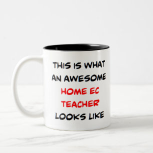 Zuhause ec-Lehrer, phantastisch Zweifarbige Tasse