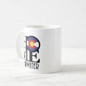 ZUHAUSE Edgewater Colorado 11oz Kaffeetasse (Vorderseite Links)