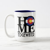 ZUHAUSE Edgewater Colorado 15oz Zweifarbige Tasse (Links)