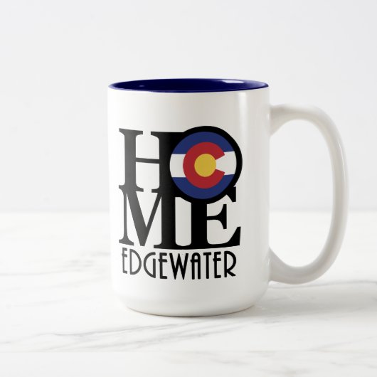 ZUHAUSE Edgewater Colorado 15oz Zweifarbige Tasse (Rechts)