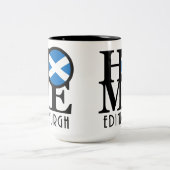 ZUHAUSE Edinburgh Scotland 15oz Zweifarbige Tasse (Mittel)