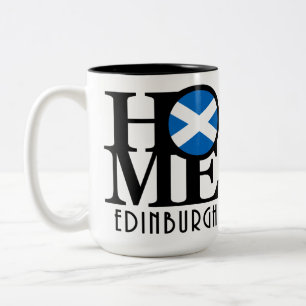 ZUHAUSE Edinburgh Scotland 15oz Zweifarbige Tasse