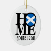 ZUHAUSE Edinburgh Scotland Keramik Ornament (Rechts)