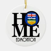 ZUHAUSE Edmonton Alberta Keramik Ornament (Vorne)