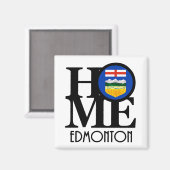 ZUHAUSE Edmonton Alberta Magnet (Vorderseite/Rückseite)