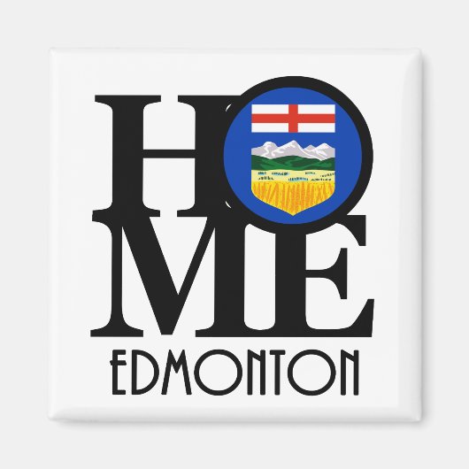 ZUHAUSE Edmonton Alberta Magnet (Vorne)