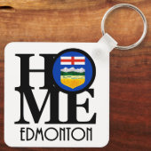 ZUHAUSE Edmonton Canada Schlüsselanhänger (Rückseite)