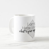 Zuhause Educator Supermacht Kaffeetasse (Vorderseite Links)