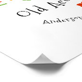 Zuhause Eichhörnchen und Acorns Elegant Poster (Ecke)