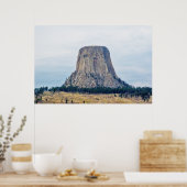 Zuhause eines Bären Poster (Küche)