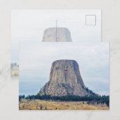Zuhause eines Bären Postkarte (Vorne/Hinten)
