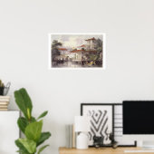 Zuhause eines chinesischen Händlers in der Nähe vo Poster (Heimbüro)