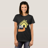 Zuhause eines Traumzeichens mit gelbem Haus T-Shirt (Vorne ganz)