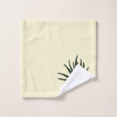 Zuhause-eingemachte Pflanzen-Gekritzel-Kunst Badhandtuch Set (Waschlappen)