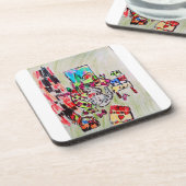 Zuhause einlegen getränkeuntersetzer (Linke Seite)