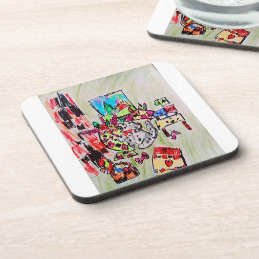 Zuhause einlegen getränkeuntersetzer (Linke Seite)