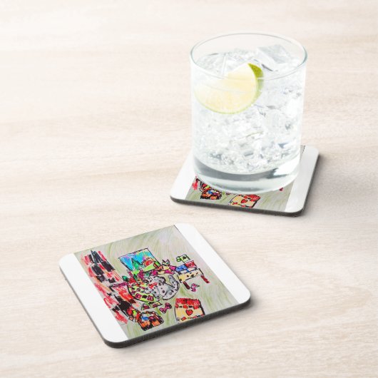 Zuhause einlegen getränkeuntersetzer (Rechte Seite)