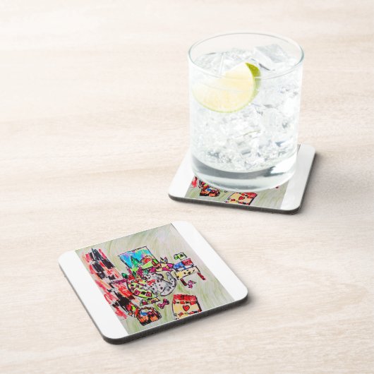 Zuhause einlegen getränkeuntersetzer (Rechte Seite)