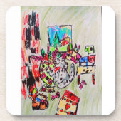 Zuhause einlegen getränkeuntersetzer (Vorderseite)