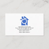 Zuhause Electric Button Panel Visitenkarte (Rückseite)