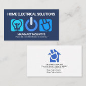 Zuhause Electric Button Panel Visitenkarte (Vorne/Hinten)