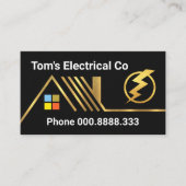 Zuhause Electrical Wire Power Visitenkarte (Vorderseite)