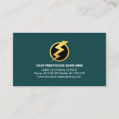 Zuhause Electrician Power Plug-Ins Visitenkarte (Rückseite)