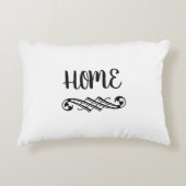 Zuhause Elegant Zuhause Kissen in Schwarz und Weiß (Vorderseite)