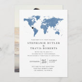 Zuhause Empfang nach Zielflucht Einladung (Vorne/Hinten)