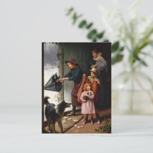 Zuhause endlich | Arthur John Elsley Postkarte (Stehend Vorderseite)