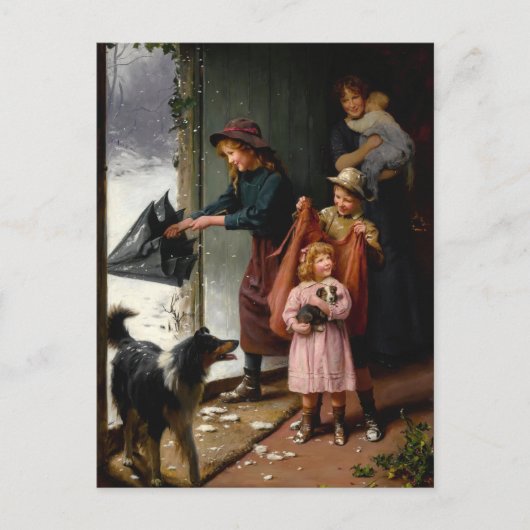 Zuhause endlich | Arthur John Elsley Postkarte (Vorderseite)