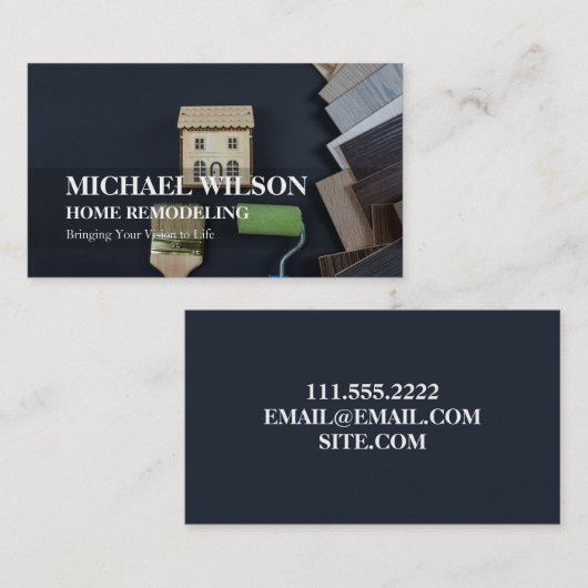 Zuhause-Entfernen Visitenkarte (Vorne/Hinten)