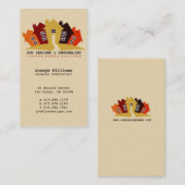 Zuhause-Entwurf, Bau-Geschäfts-Karte umgestaltend Visitenkarte (Vorne/Hinten)