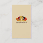 Zuhause-Entwurf, Bau-Geschäfts-Karte umgestaltend Visitenkarte (Rückseite)