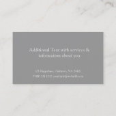 Zuhause-Erbauer-Bau Visitenkarte (Rückseite)