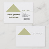 Zuhause-Erbauer-Geschäfts-Karte Visitenkarte (Vorne/Hinten)