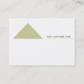 Zuhause-Erbauer-Geschäfts-Karte Visitenkarte (Rückseite)