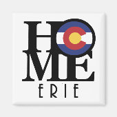 ZUHAUSE Erie Colorado Magnet (Vorne)