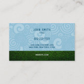 Zuhause-Erneuerungs-Slogan-Geschäfts-Karten Visitenkarte (Rückseite)