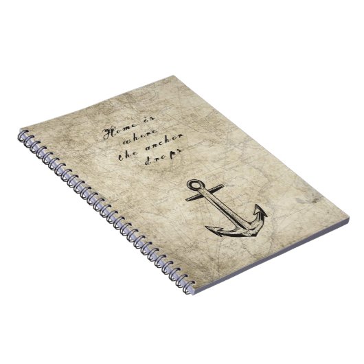 Zuhause fällt der Ankerpunkt ab Notizblock (Rechte Seite)