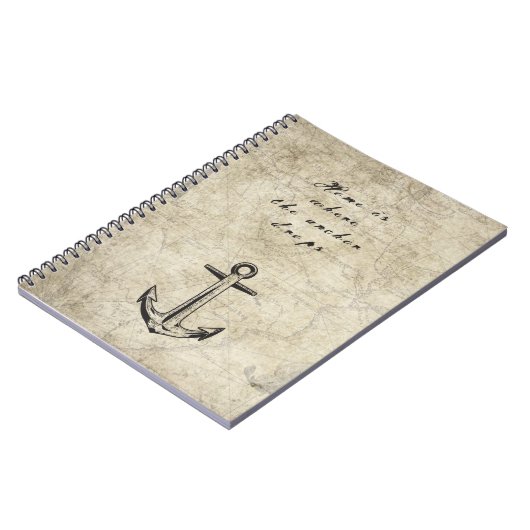 Zuhause fällt der Ankerpunkt ab Notizblock (Linke Seite)