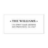 Zuhause-Familienname Permastempel (Design)