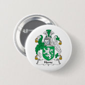 Zuhause-Familienwappen Button (Vorne & Hinten)