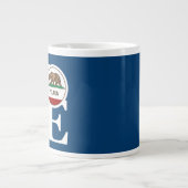 ZUHAUSE Felton 20oz Blue Jumbo-Tasse (Vorderseite)